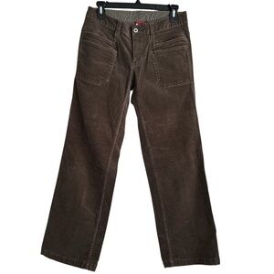 The North Face Vintage Brown Corduroy Wide Leg Flare Pants Size 4